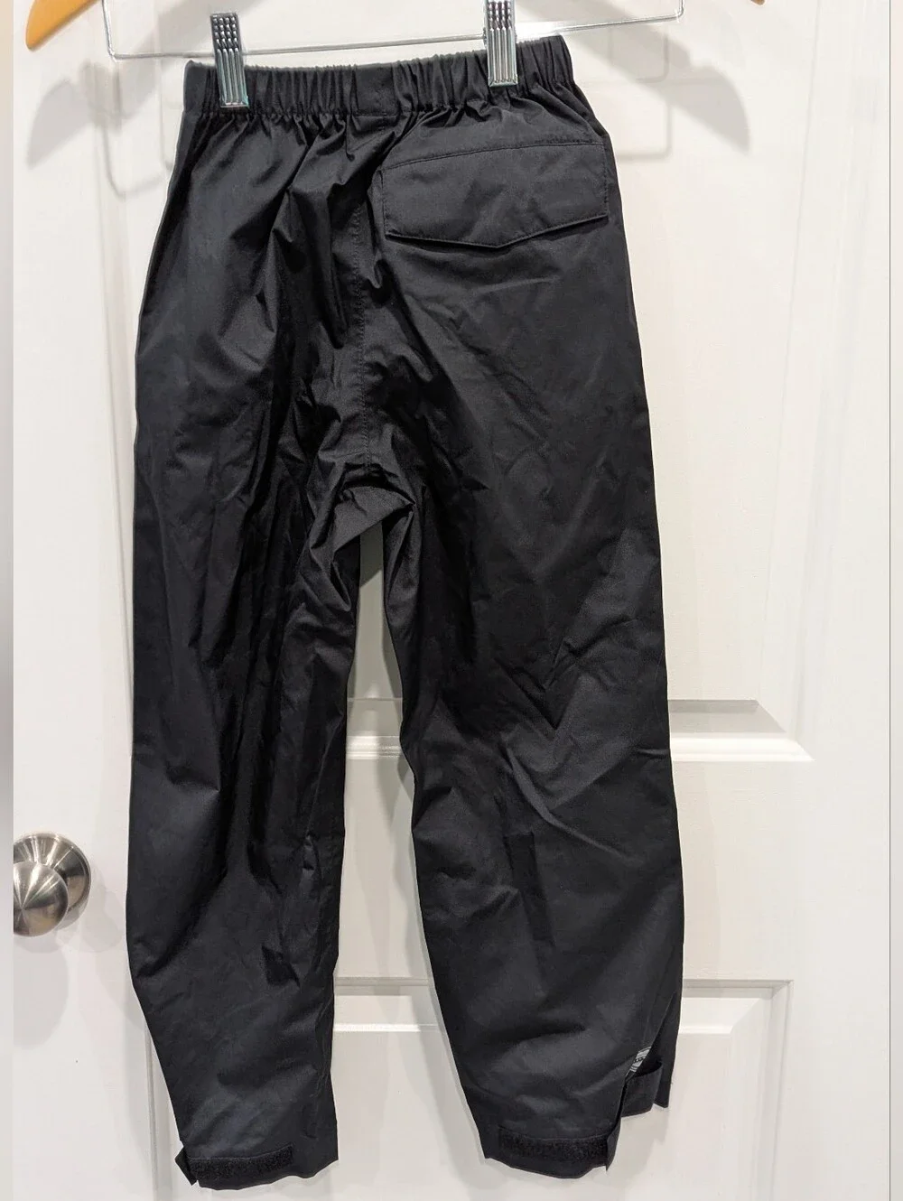 Columbia Kids Black Rain Pants Rainpants Waterproof Omni-tech Boys XS 6 7